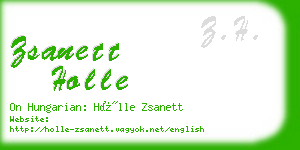 zsanett holle business card